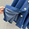 Jupes designer jupe parapluie taille haute littéraire haut de gamme pour femmes A-line denim XZJV