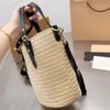 Sac de paille pour femme Sacs fourre-tout à bandoulière d'été Sac de créateur Fourre-tout Sacs à main mode vacances à la plage de luxe tissé sacs de messager à une épaule Lady Purses Wallet