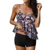 Vrouwen Badmode Zomer Tankini Set Vrouwen Sexy Halter Top Tank Badpak Plus Size Pakken Vrouwen Met Beugel Twee stuk