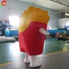 navio de porta livre atividades ao ar livre publicidade andando batatas fritas modelo inflável balão de ar de fast food para venda