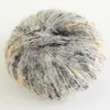 Yarn 50g/ball knitted Mohair crochet yarn soft wool DIY hand woven threaded hat sweater scarf fluffy plush Lana color free shipping P230601