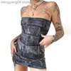 Vestidos de fiesta Moda de mujer 2023 Primavera Nuevo producto Estampado de moda Personalizado Slim Fit Open Back Bra Wrap Hip Dress T230601