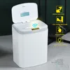 Bidoni per rifiuti Famiglia Grande capacità Sensore per pattumiera intelligente Bidone automatico Cucina Soggiorno Bagno con luce a LED Secchio per calci 230531