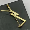 Designer Letter Pins Brooches Brand Women Gold Cape Buckle Brooch Suit Pin Wedding Party Jewerlry Accessories