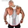 T-shirts pour hommes Hommes Bodybuilding Débardeur Gymnases Fitness chemise sans manches 2021 Nouveau Homme Vêtements en coton Mode Singlet gilet Undershirt T230601