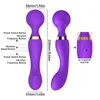 Consoladores inalámbricos Usb, vibrador Av, varita mágica resistente al agua de 8 velocidades, estimulador de clítoris para mujeres, productos de masaje recargables