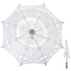 Parapluies Dentelle Parapluie Parasol Blanc Enfants Robes Mariages Femmes Accessoires D'été Douche Nuptiale