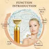 Инструмент Beauty Bar Golden Pulse Массажер для лица для похудения лица Pop Gold Color Vibration 3d Роликовый массажер для лица Инструмент для массажа глаз