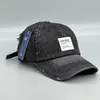 ボールキャップデザイナーメンズジーンズ野球帽を洗ったストリートウェアコットンデニムハットレトロキャスケットスナップバック帽子調整可能