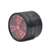 Smoking Pipes Cool aluminum alloy sunroof WiFi signal sign, tooth smoke grinder, metal grinder