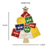 Spille Wuli scatola regalo per bambini Spille per donna Smalto multicolore Albero di Natale Spille per spille G230529