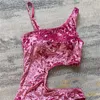 Costumi da bagno sexy senza schienale per le donne Bikini push up in flanella estiva Set costume da bagno per ragazze Intimo da bagno