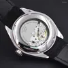 Wristwatches 41mm Miyota Automatic Watch Mechanical Men Leather Wrist Watches Sapphire Waterproof Sport Casual Self Wind Male Clock