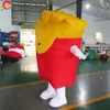 navio de porta livre atividades ao ar livre publicidade andando batatas fritas modelo inflável balão de ar de fast food para venda