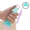 Massageador vibrador realista com ventosa enorme geléia para mulher grande pênis strapon feminino masturbação vaginal anal plug loja