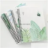 المفترات 4pcs لفائف محمولة محمولة ميني البوق الجيب Notepad Spiral Travel Journal Book School Student Office Office Memo P DH6D1