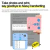 Printers 1080p Pocket Photo Printer Wireless Thermal Label Printer Instant Print Camera Support iOS Android smartphone Creatief geschenk