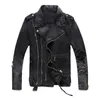 Мужские куртки 2023 Улиточная одежда мода мужская куртка ретро черно -серое сплайсин -дизайнерское дизайнерское бренд разорванного джинсового байкера хип -хоп 230531