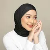 Cachecóis Cores Sólidas Lenço de pescoço Hijab Cachecol Feminino de Cetim Tiara de Cabelo Feminino Xales Quadrados Lenços de Cabeça Feminino 180c T1O3