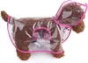 Hondenkleding Waterdichte Puppy Regenjas Roze/Blauw/Groen/Wit Transparant Huisdier Regenkleding Kleding Voor Kleine Honden Katten