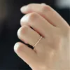 Band Rings Cute Female Small Ring Promise Gold Color Heart Engagement Fashion Wedding For Women