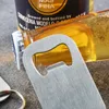 Bärbar rostfritt stålflasköppnare dryck Ölöppnare Keychain Creative Home Kitchen Bar Tools