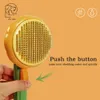 Lint Rollers Brushes Cat Grooming Brush Pumpkin Comb For Dogs Cats Hair Remover Brush Pet Hair Shedding SelfCleaning Comb Dog Grooming Tools Z0601