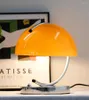 Tafellampen Vintage Lamp Italiaanse Designer Oranje RVS Voet Woonkamer Decoratie Slaapkamer Zijkant Kleur