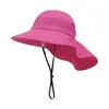 Szerokie brzegowe czapki niestandardowe kapelusz surfowy upf 50 Water Sports Sunshade Kobiety