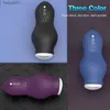 Silicone Male Masturbator Glans Vibrator pour hommes Penis Trainer Stimulateur de massage Retarder l'éjaculation Adult Sex toy pour hommes Gays L230518