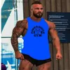 T-shirts pour hommes Bodybuilding Clothing Fitness Vest Men's Sports Gest Gym Workout Sans manches T230601