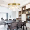 Pendant Lamps Bubble Chandelier Modern Light Luxury Living Room Dining Bedroom Simple Creative American Glass