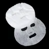 組織100pcs使い捨てフェイスマスクDIYソフトソフト非毒性純粋なフェイスマスクシートビューティーツール通気性のある綿のフェイスマスクシートペーパー