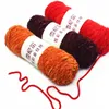 Przędza 100 g/kulka Gruba Velvet Crochet zmieszana z bawełnianą przędzą chenille do bezpośredniego transportu igieł koca dla niemowląt 4 mm-5 mm P230601