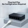 Kontrola Horaco 5 Port 1000 Mbps Przełącznik Ethernet Gigabit Smart 1000baset Network Szybki przełącznik dla kamery IP Telefon VoIP