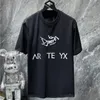 Arc Tshirt Arc Tee Tasarım Mektubu Baskı Renkli Tuğlalar Pamuk Kısa Kollu Gömlek Sıradan Erkekler Sokak Nefes Alabilir Yuvarlak Arcterys Ceket 5409 3050
