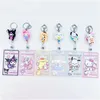 Bijoux Carton de mode Kawaii Styles Personnage Keychains Carte de nourriture École Card Antilost Key Ring Accessoires Drop Livraison Baby Kids Mate Otsmp