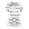 Scrubs Medical Uniforms Women Short Sleeve Striped Print Loose Workwear Tunic Blouses With Pockets Nursing Uniforms Accessories