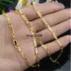 Pendant Necklaces 5PCS Chain NEW Fashion Popular Selling 16-30 inch Gold/Silver Feijia Luo Chain 2.5MM Wholesale J230601