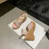 Sandali con zeppa rosa con plateau da donna estate 2023 Bohemian White High Ladies Shoes Black Sandalias De Plataforma