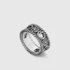 80% korting op designer sieraden armband ketting ring liefde onverschrokken Sterling klassieke uitgeholde hanger paar paar Ring van hoge kwaliteit