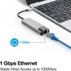 Hubs tebe tycp hub usbc to hdmicompatible usb3.0 gigabit lan Ethernet station d'accueil multifonction usb c hub pour macbook dell