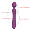 Flxur Krachtige Dildo Vibrator Dual Motor Wand G-spot Av Massager voor Vrouw Clitoris Stimulator Volwassenen Masturbator