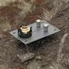 Lägermöbler A424 utomhus aluminium camping bekvämt vikning mini skarvgrill multifunktionsbord