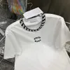 Kadın T-Shirt Tasarımcı Moda Baskılı T-Shirts Marka Tasarımcı Giyim Erkekler Sıradan Unisex Çiftler Tee Crew Boyun Kısa Kollu Kadın Trend Düz Renk Üstü