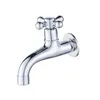 Bathroom Sink Faucets 1PC High Quality Bibcock Brass Chrome Outdoor Garden Faucet Tap Kitchen Mop Pool Water Taps G1/2'
