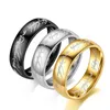 Fashion Design Hip Hop Stainless Steel Hug Ring Personality Couple Stainless Steel Ring For Women And Men