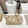 Sandalen 2023 Frühling Sommer Dicke Untere Schuhe Frau Haken Schleife Frauen Retro Strand Femme