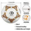 PANPASI Soccer Ball Size 3 PVC Leather machine stitched Futbol for Training, Outdoor, Indoor, for Toddler Kids Baby 3 4 5 6 7 8 9 10 Years Football Game Great Gift 6602