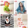 Bath Robe Infant Baby Long Sleeve Hoodies Belt Bathing Robes Sleepwear Cute Boys Girls Animal Ears Bathrobe Hooded Towels Vt1162 Dro Dhc18